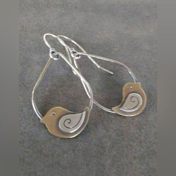 Boho Bird Earrings N1337 - Picture 1 of 4